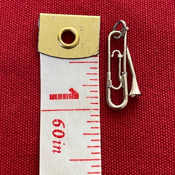 VTG I JMF I Sterling Trombone Horn Charm - Picture 5 of 14